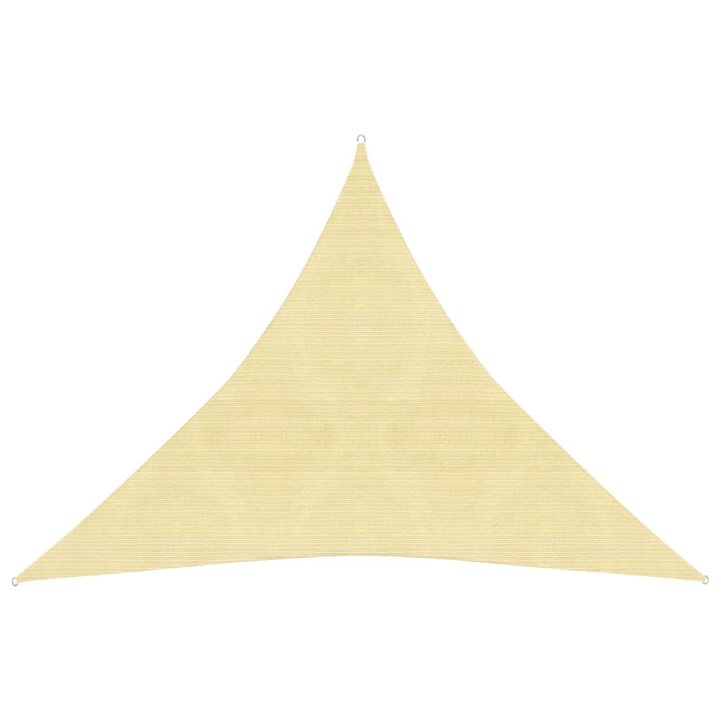 Berkfield Sunshade Sail 160 g/m�__ Beige 3x3x3 m HDPE