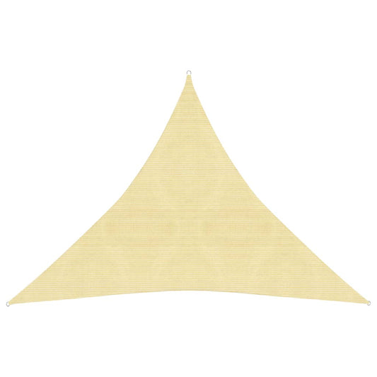 Berkfield Sunshade Sail 160 g/m�__ Beige 3x3x3 m HDPE