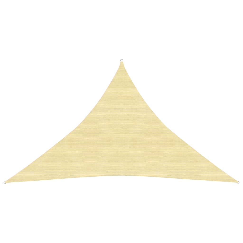 Berkfield Sunshade Sail 160 g/m�__ Beige 3x3x4.2 m HDPE