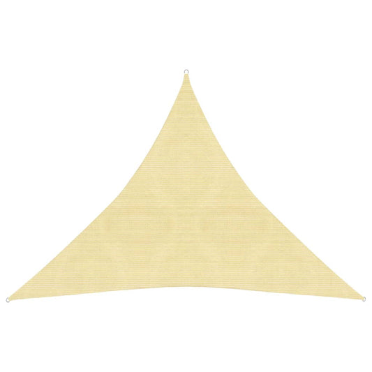 Berkfield Sunshade Sail 160 g/må_ Beige 4x4x4 m HDPE