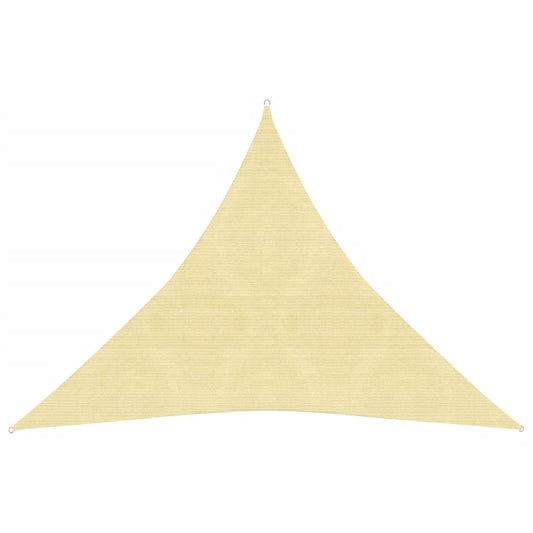 Berkfield Sunshade Sail 160 g/m�__ Beige 6x6x6 m HDPE
