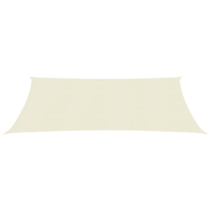 Berkfield Sunshade Sail 160 g/m�__ Cream 2.5x5 m HDPE