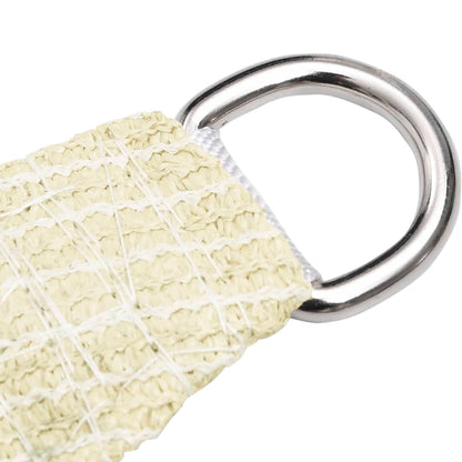 Berkfield Sunshade Sail 160 g/m�__ Cream 2.5x5 m HDPE