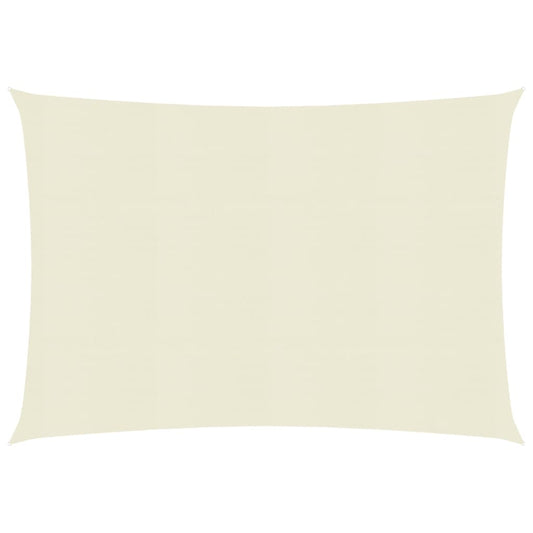 Berkfield Sunshade Sail 160 g/m�__ Cream 3x4 m HDPE