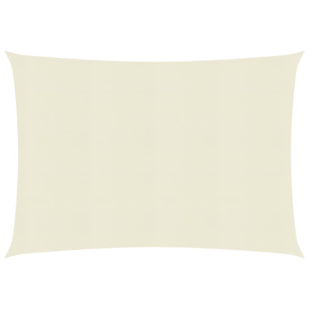Berkfield Sunshade Sail 160 g/m�__ Cream 3x4.5 m HDPE
