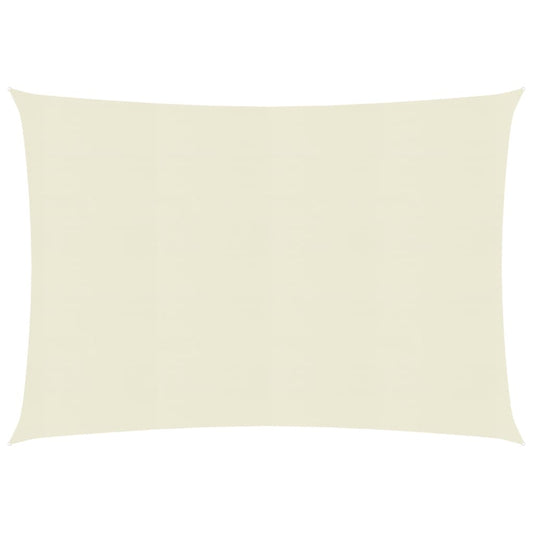 Berkfield Sunshade Sail 160 g/m�__ Cream 3x4.5 m HDPE