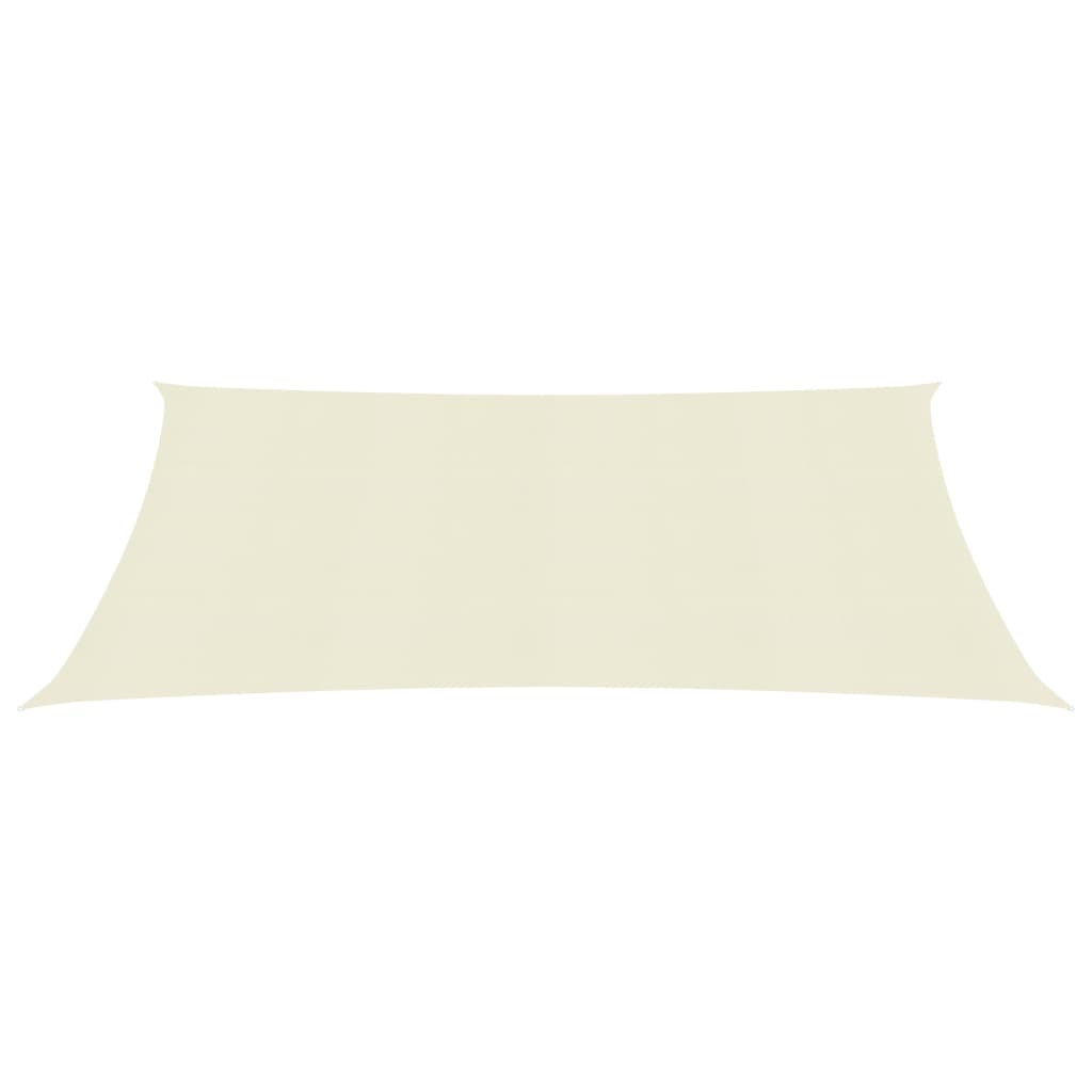 Berkfield Sunshade Sail 160 g/m�__ Cream 3x4.5 m HDPE