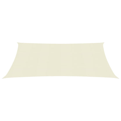 Berkfield Sunshade Sail 160 g/m�__ Cream 3x4.5 m HDPE