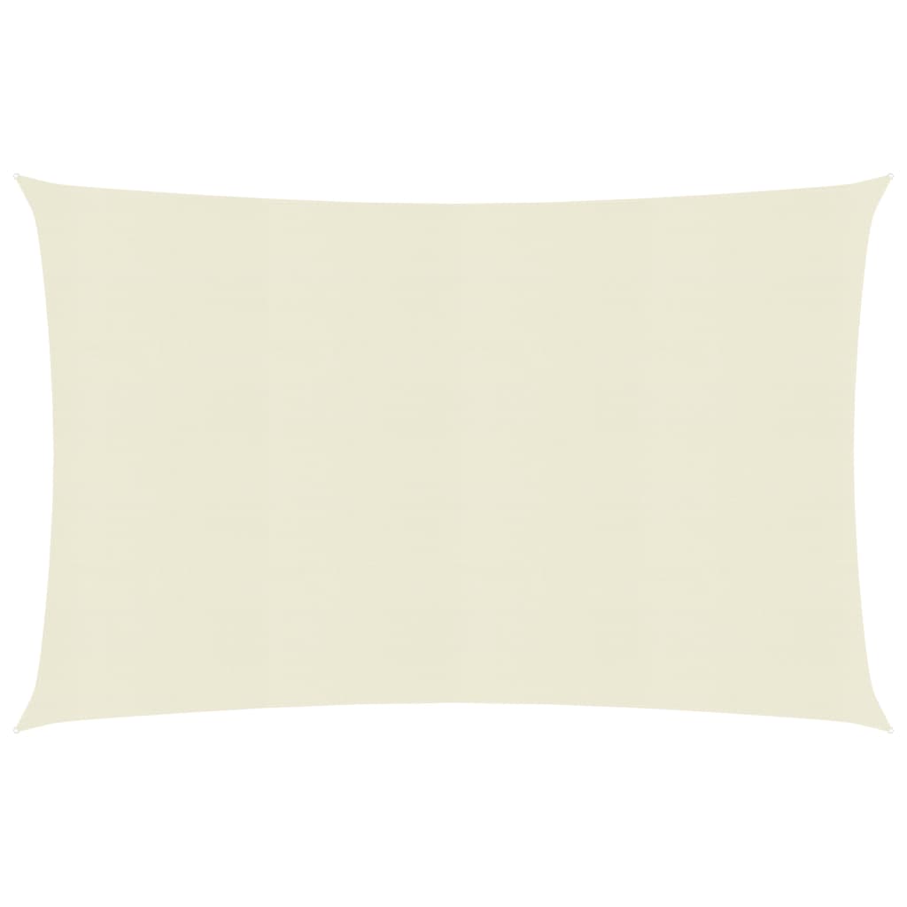 Berkfield Sunshade Sail 160 g/må_ Cream 3x6 m HDPE