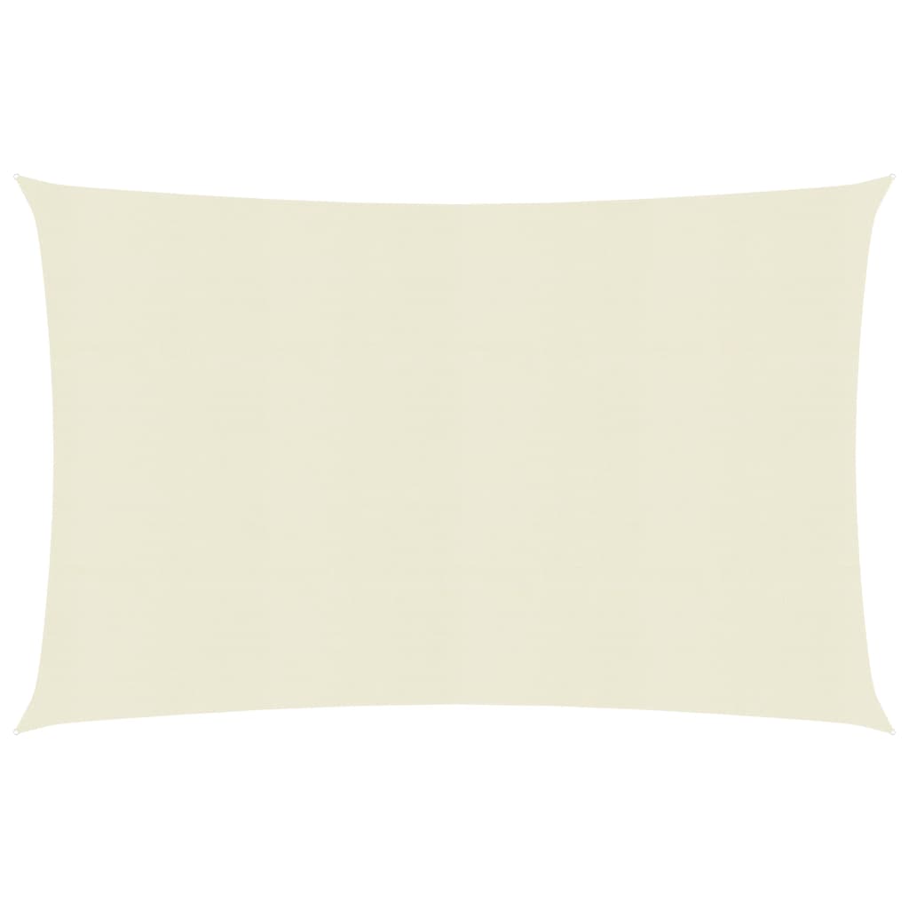 Berkfield Sunshade Sail 160 g/m�__ Cream 4x5 m HDPE