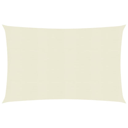 Berkfield Sunshade Sail 160 g/m�__ Cream 4x5 m HDPE