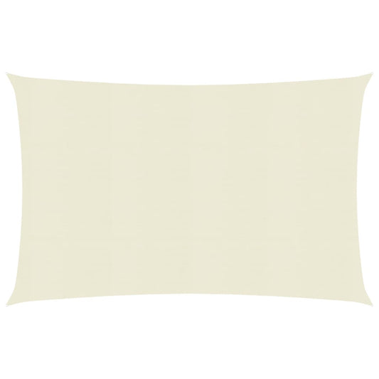 Berkfield Sunshade Sail 160 g/m�__ Cream 4x5 m HDPE