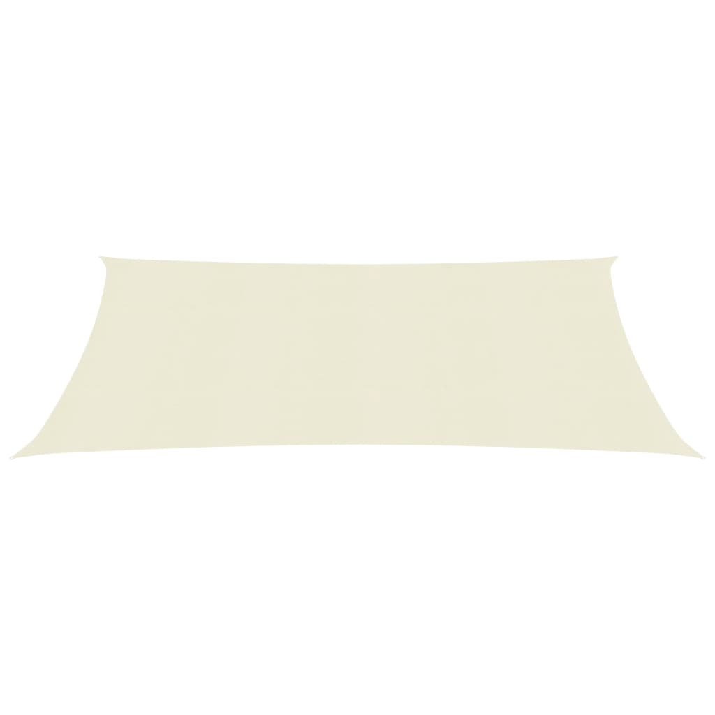 Berkfield Sunshade Sail 160 g/m�__ Cream 4x5 m HDPE