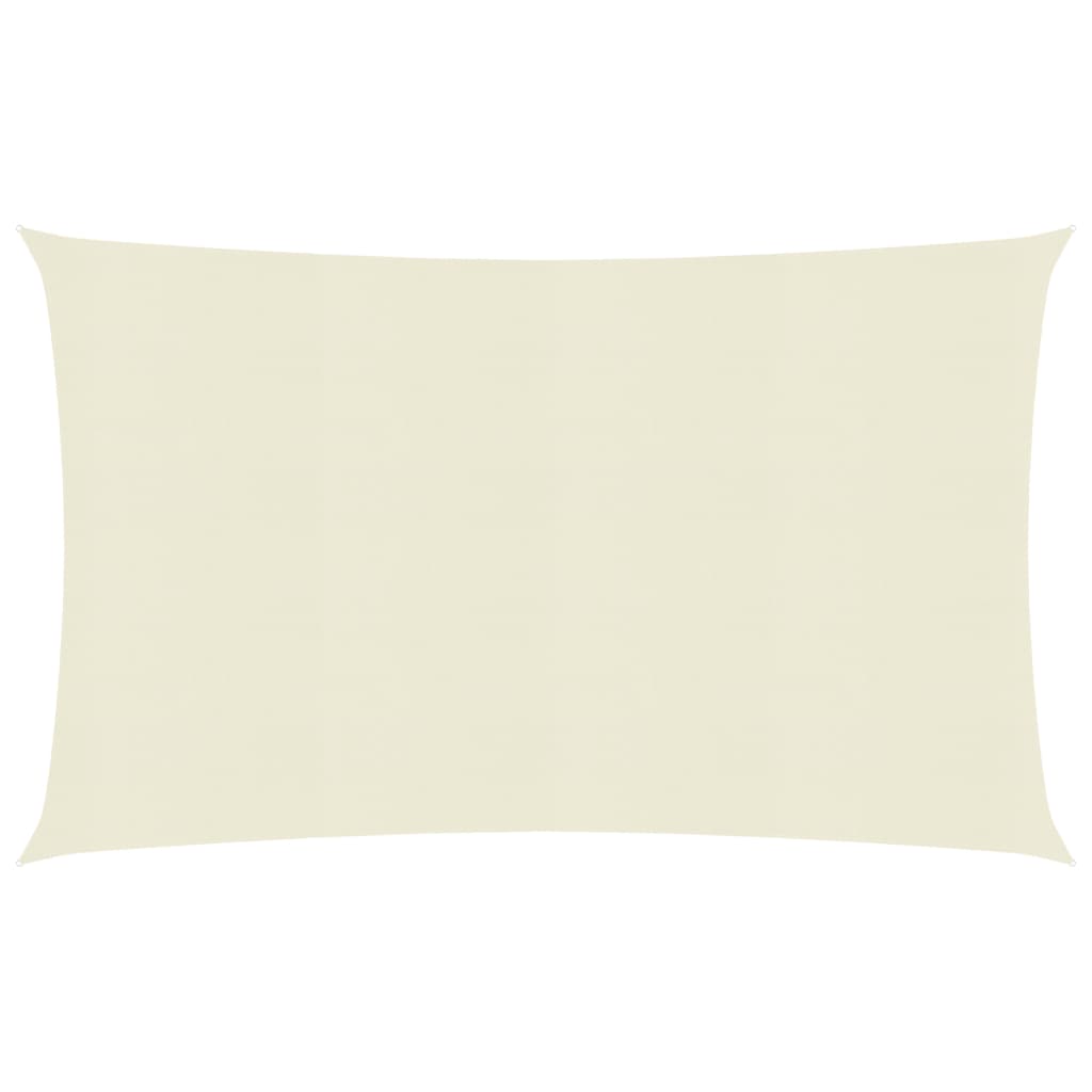 Berkfield Sunshade Sail 160 g/må_ Cream 5x8 m HDPE