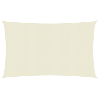 Berkfield Sunshade Sail 160 g/m�__ Cream 6x8 m HDPE