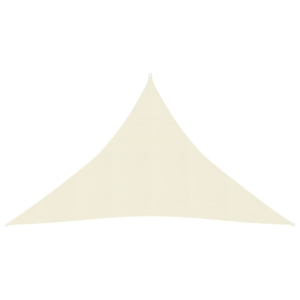 Berkfield Sunshade Sail 160 g/m�__ Cream 2.5x2.5x3.5 m HDPE