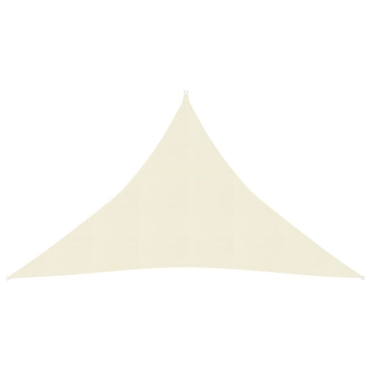 Berkfield Sunshade Sail 160 g/m�__ Cream 2.5x2.5x3.5 m HDPE