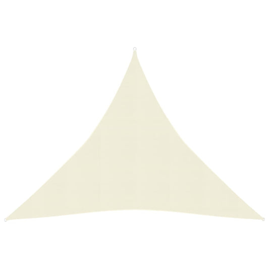 Berkfield Sunshade Sail 160 g/m�__ Cream 3x3x3 m HDPE