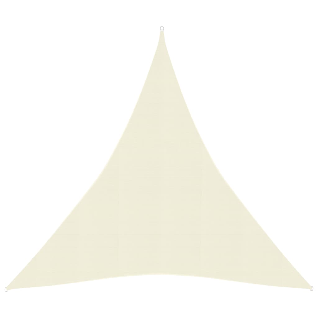 Berkfield Sunshade Sail 160 g/m�__ Cream 3x4x4 m HDPE