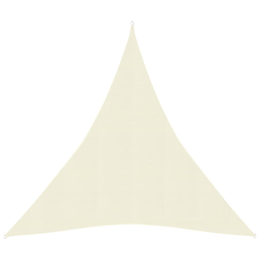 Berkfield Sunshade Sail 160 g/m�__ Cream 3x4x4 m HDPE