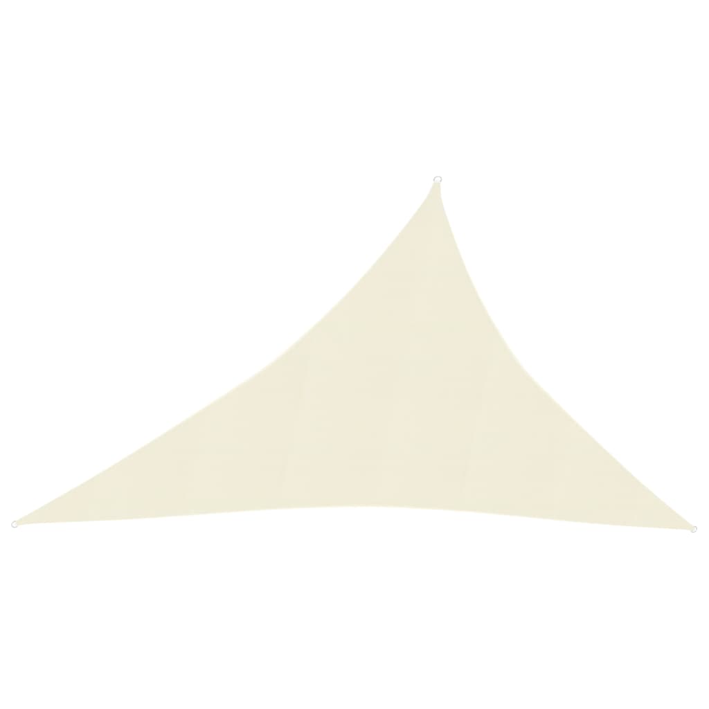 Berkfield Sunshade Sail 160 g/må_ Cream 3x4x5 m HDPE