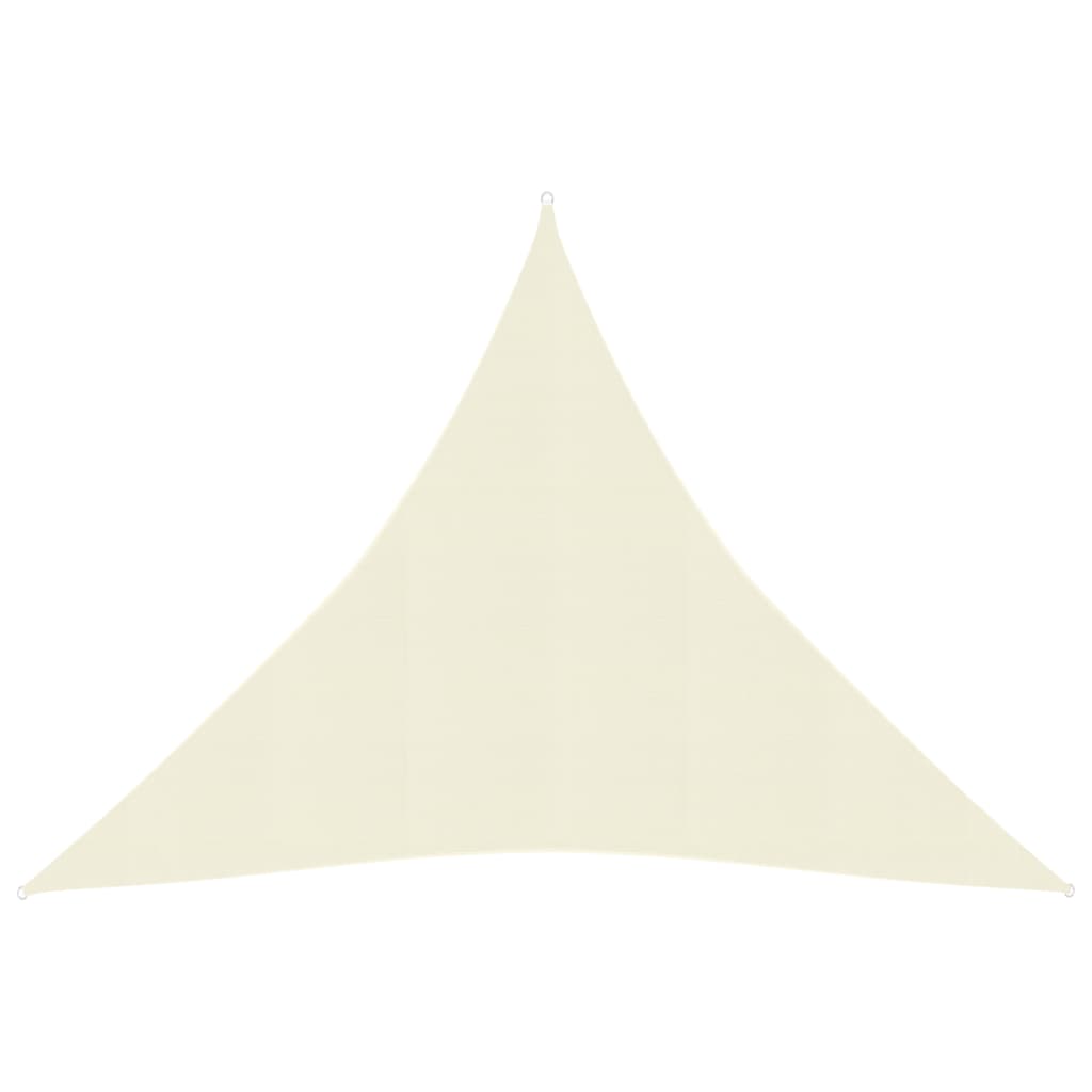 Berkfield Sunshade Sail 160 g/m�__ Cream 4x4x4 m HDPE