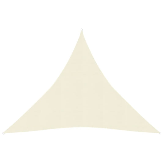 Berkfield Sunshade Sail 160 g/må_ Cream 4.5x4.5x4.5 m HDPE