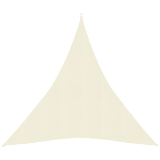 Berkfield Sunshade Sail 160 g/m�__ Cream 5x6x6 m HDPE