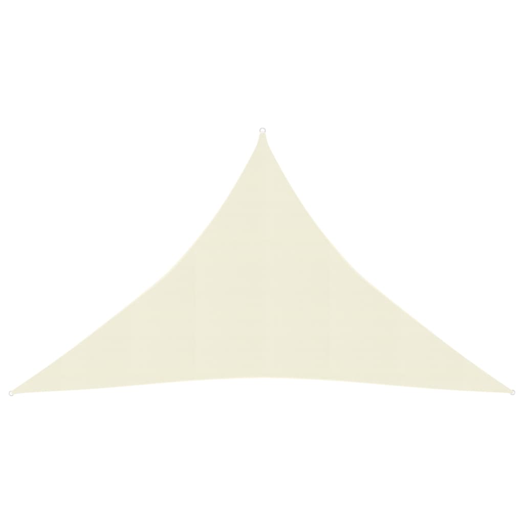 Berkfield Sunshade Sail 160 g/m�__ Cream 5x5x6 m HDPE