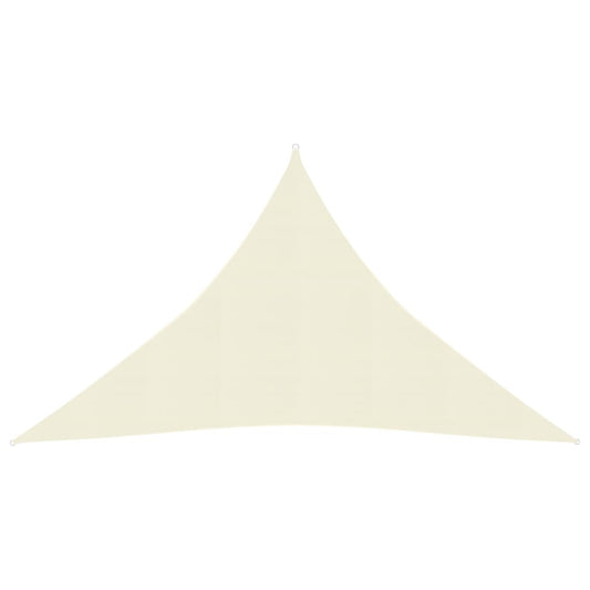 Berkfield Sunshade Sail 160 g/m�__ Cream 5x5x6 m HDPE