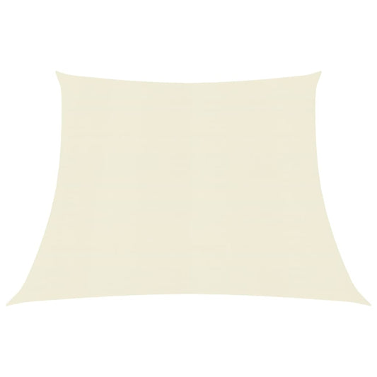 Berkfield Sunshade Sail 160 g/må_ Cream 3/4x2 m HDPE