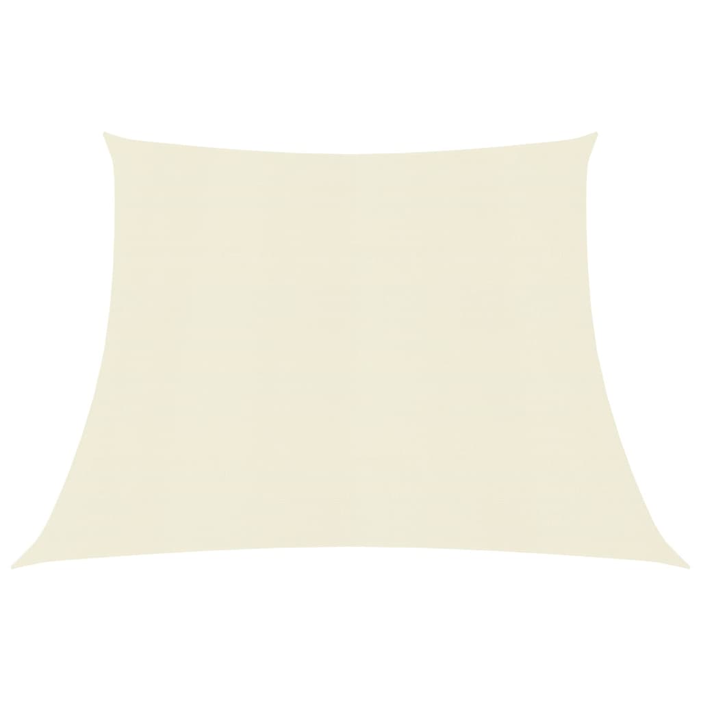 Berkfield Sunshade Sail 160 g/m�__ Cream 3/4x3 m HDPE