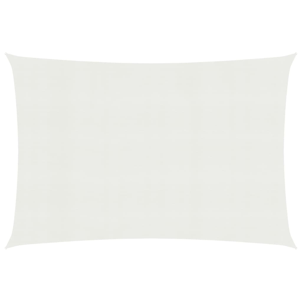 Berkfield Sunshade Sail 160 g/må_ White 2.5x4 m HDPE