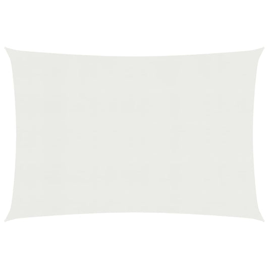 Berkfield Sunshade Sail 160 g/må_ White 2.5x5 m HDPE