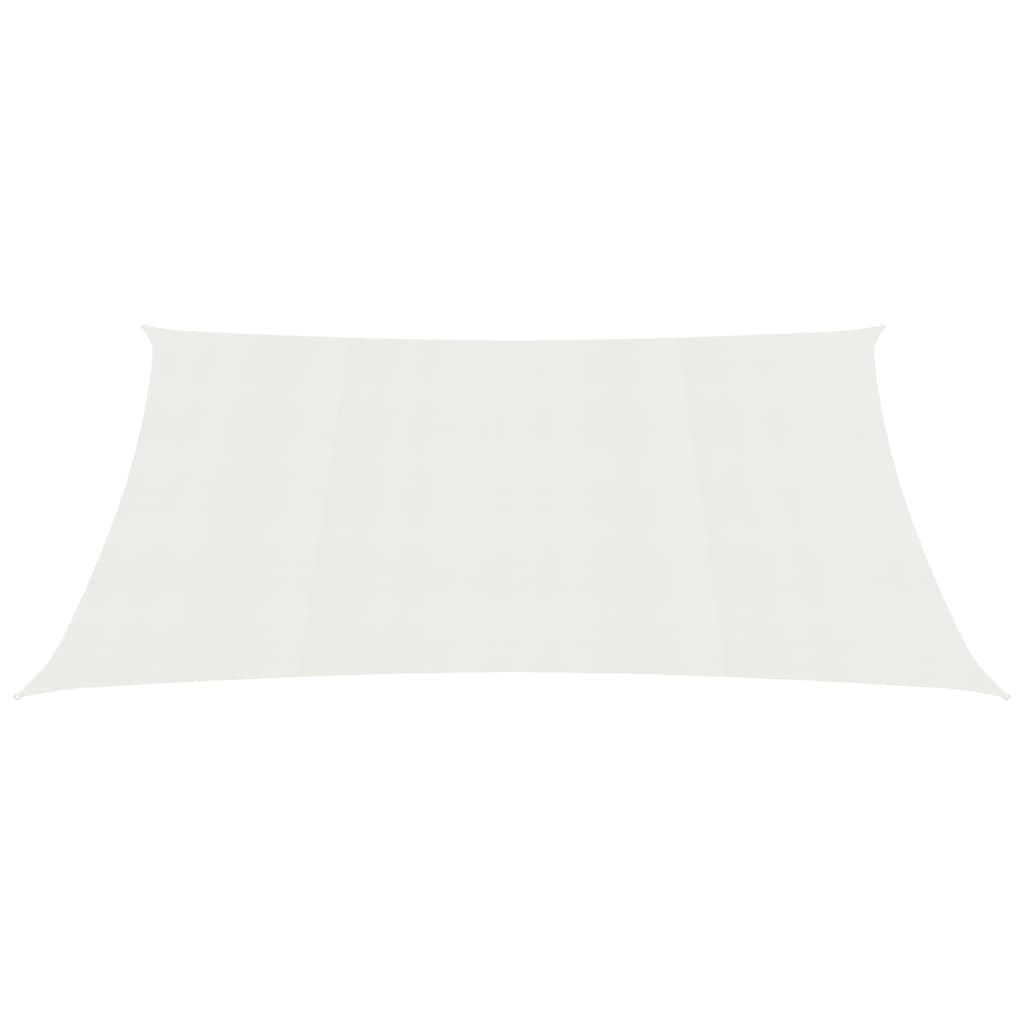Berkfield Sunshade Sail 160 g/m�__ White 3x5 m HDPE