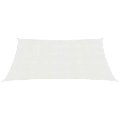 Berkfield Sunshade Sail 160 g/m�__ White 4x7 m HDPE