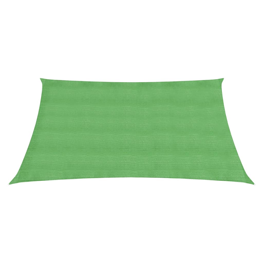 Berkfield Sunshade Sail 160 g/m�__ Light Green 2x2 m HDPE