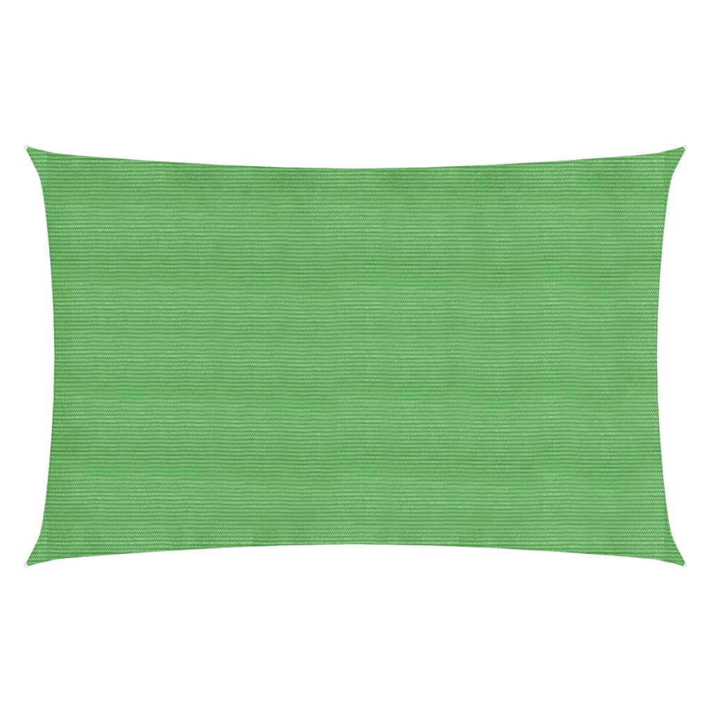 Berkfield Sunshade Sail 160 g/m�__ Light Green 4x7 m HDPE