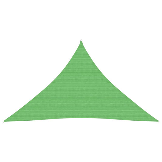 Berkfield Sunshade Sail 160 g/m�__ Light Green 3x3x4.2 m HDPE