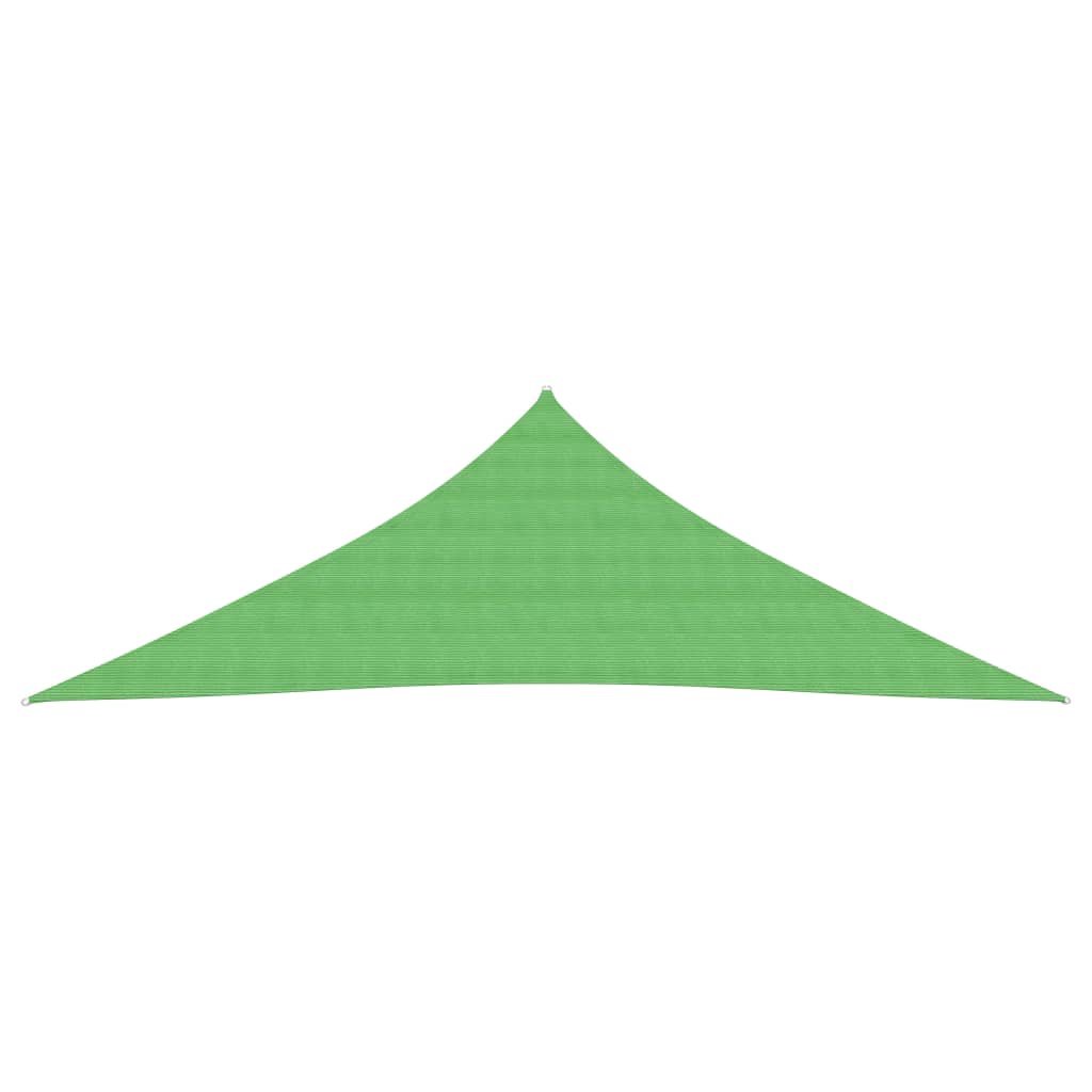 Berkfield Sunshade Sail 160 g/m�__ Light Green 3x3x4.2 m HDPE