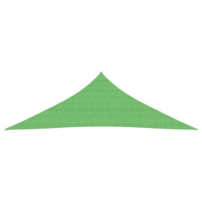 Berkfield Sunshade Sail 160 g/m�__ Light Green 3x3x4.2 m HDPE