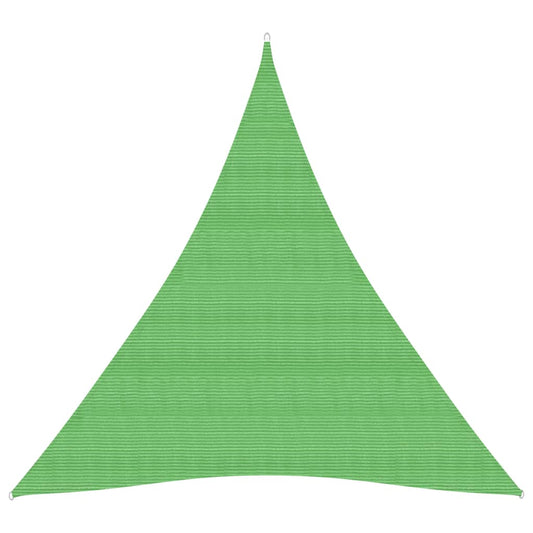 Berkfield Sunshade Sail 160 g/m�__ Light Green 5x6x6 m HDPE