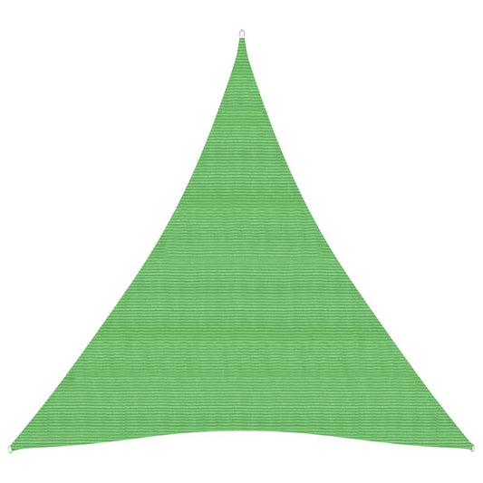 Berkfield Sunshade Sail 160 g/må_ Light Green 5x7x7 m HDPE