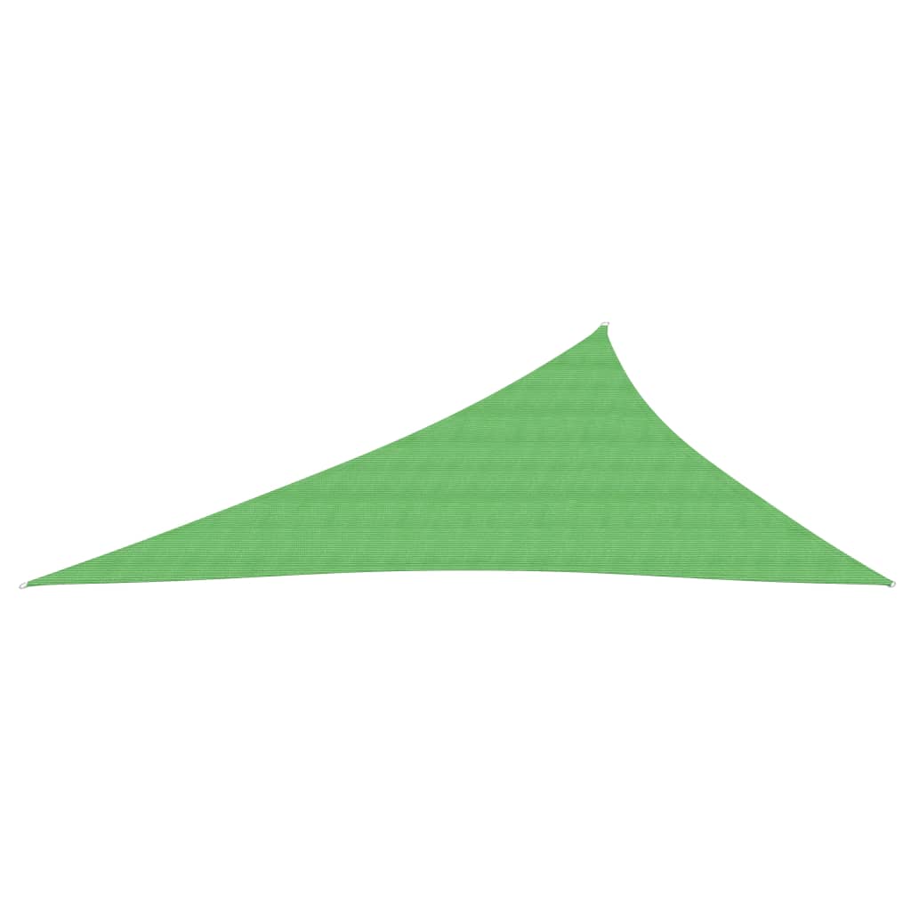 Berkfield Sunshade Sail 160 g/m�__ Light Green 4x5x6.8 m HDPE