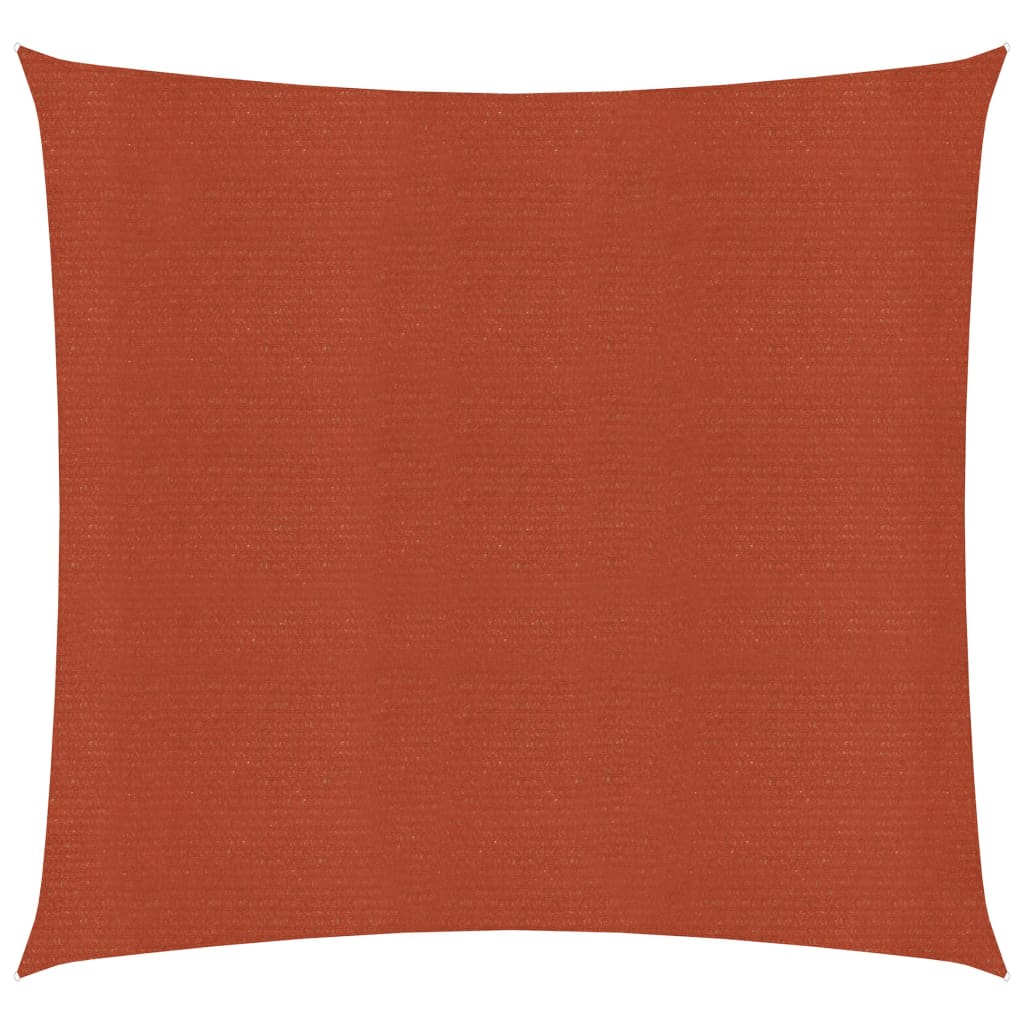 Berkfield Sunshade Sail 160 g/m�__ Terracotta 3x3 m HDPE