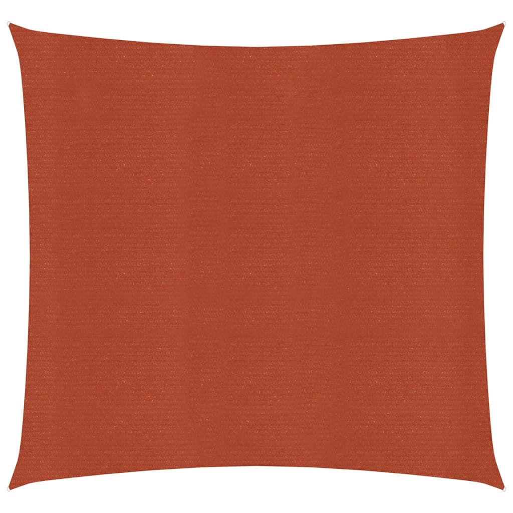 Berkfield Sunshade Sail 160 g/m�__ Terracotta 7x7 m HDPE