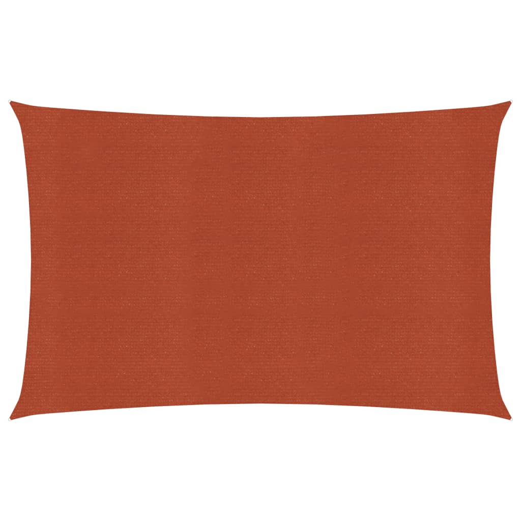 Berkfield Sunshade Sail 160 g/m�__ Terracotta 2x4 m HDPE