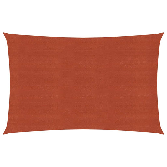 Berkfield Sunshade Sail 160 g/må_ Terracotta 4x5 m HDPE