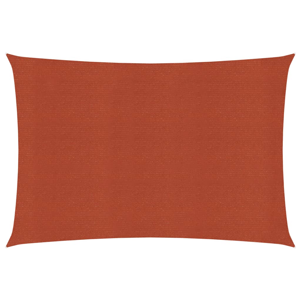 Berkfield Sunshade Sail 160 g/m�__ Terracotta 4x6 m HDPE