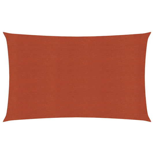 Berkfield Sunshade Sail 160 g/m�__ Terracotta 5x8 m HDPE